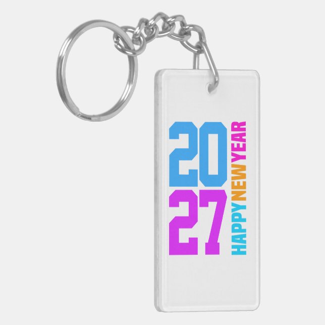 Porte-clefs Bonne année 2027 (Devant gauche)