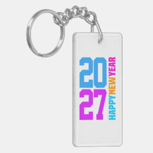 Porte-clefs Bonne année 2027-34568