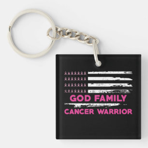 Porte-clefs bonne famille conscience du cancer du sein