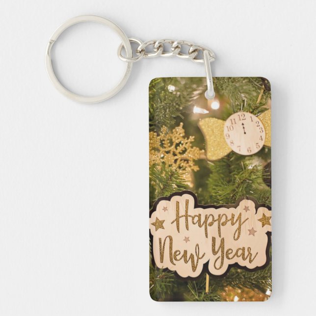 PORTE-CLEFS BONNE NOUVELLE ANNÉE (Devant)