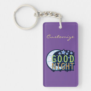 Porte-clefs Bonne nuit Croissant Lune Thunder_Cove