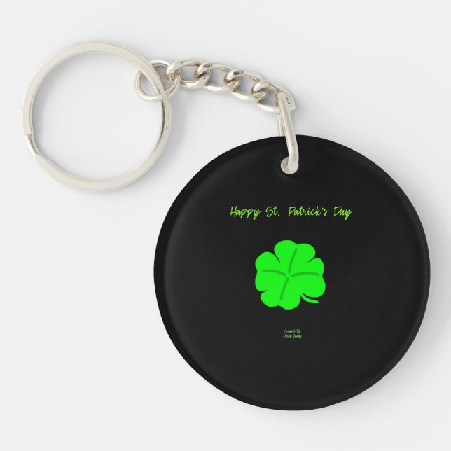 Porte-clefs Bonne St. Patrick's Day Circle Porte - clé (Devant)