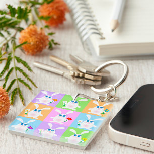 Porte-clefs Bons lapins