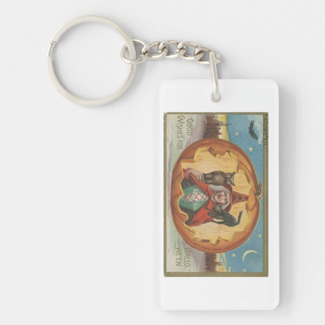 Porte-clefs Bons voeux pour Halloween (Devant)