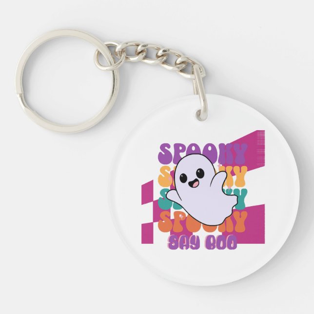 Porte-clefs Boo épouvantable (Devant)