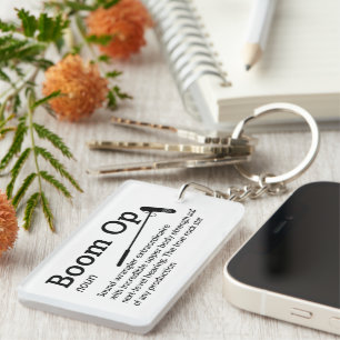 Porte-clefs Boom Op Definition - Drôle Film Crew