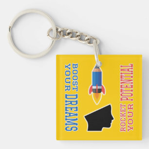 Porte-clefs Booster de rêve et Rocket potentielle