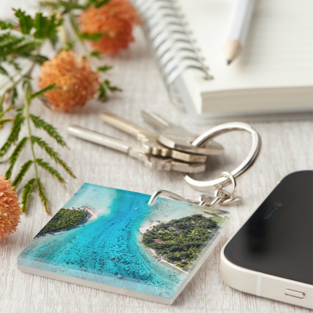 Porte-clefs Bora Bora - Chemin Vers L'Océan (Devant Droit)