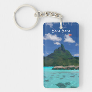 Porte-clefs Bora Bora, Polynésie française - Résort de plage é