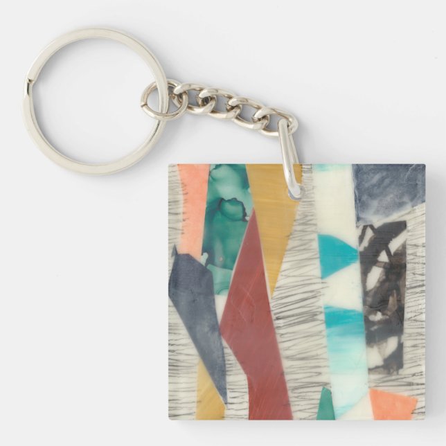 Porte-clefs Bordure couleur II (Devant)