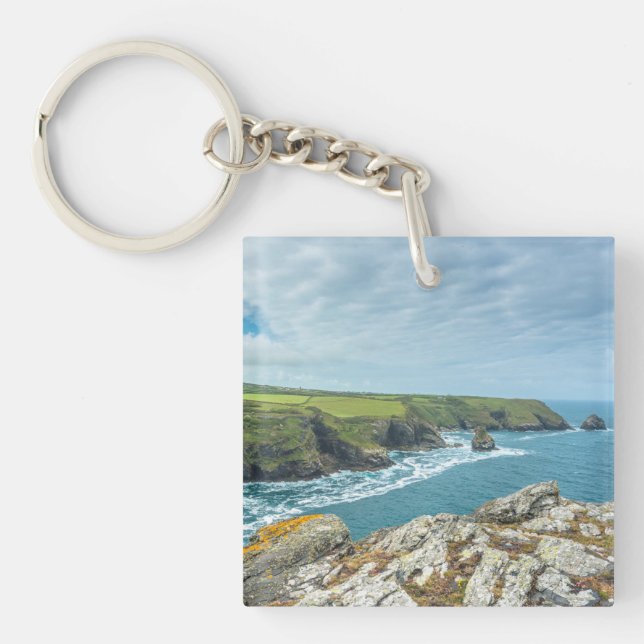 Porte-clefs Boscastle sur la côte atlantique de Cornouailles,  (Devant)