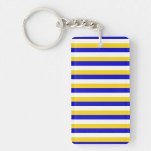 Porte-clefs Bosnie Herzégovine Uruguay drapeau rayures pays pa