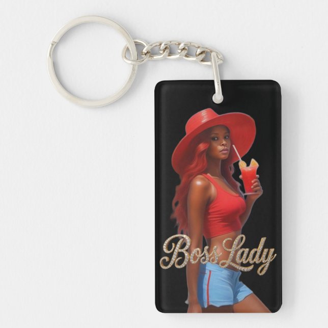 Porte-clefs Boss Lady Acrylic Keychain (Devant)