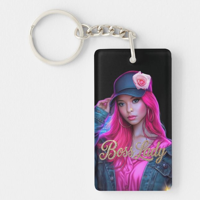 Porte-clefs Boss Lady Acrylic Keychain (Devant)