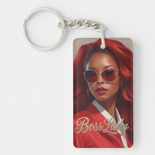 Porte-clefs Boss Lady Acrylic Keychain (Devant)
