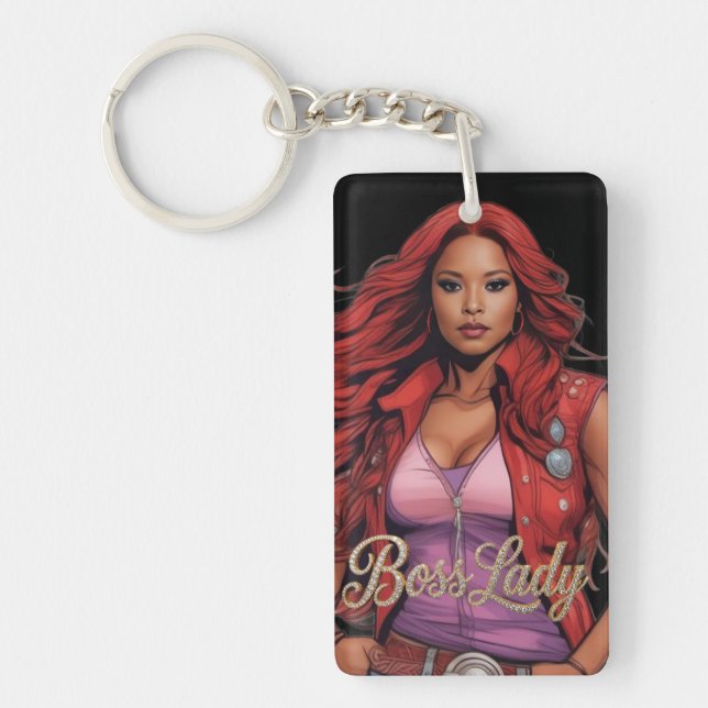 Porte-clefs Boss Lady Acrylic Keychain (Devant)