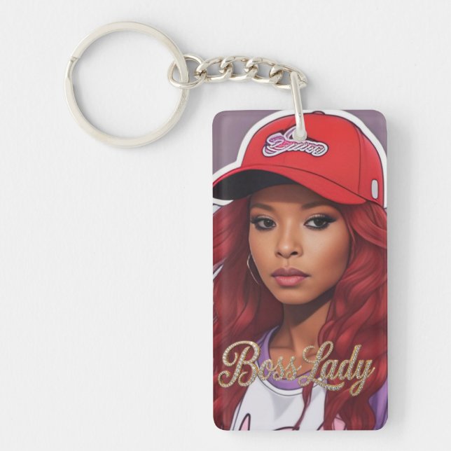 Porte-clefs Boss Lady Acrylic Keychain (Devant)