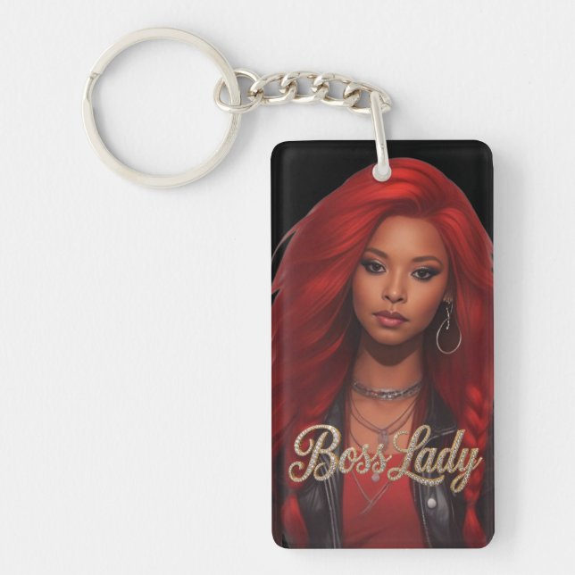 Porte-clefs Boss Lady Acrylic Keychain (Devant)