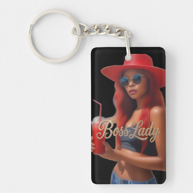 Porte-clefs Boss Lady Acrylic Keychain (Devant)
