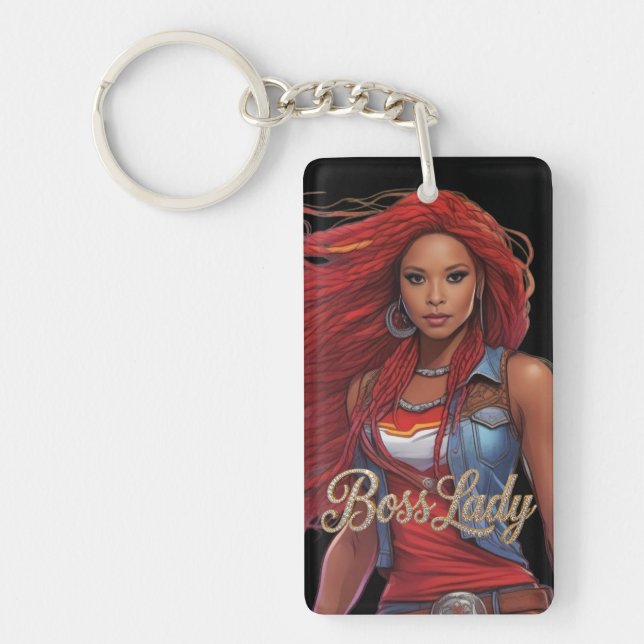 Porte-clefs Boss Lady Acrylic Keychain (Devant)