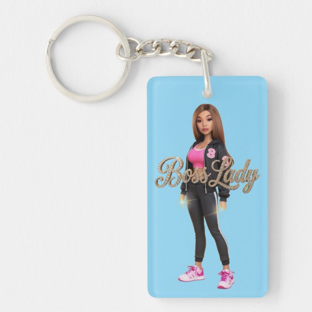 Porte-clefs Boss Lady Acrylic Keychain (Devant)