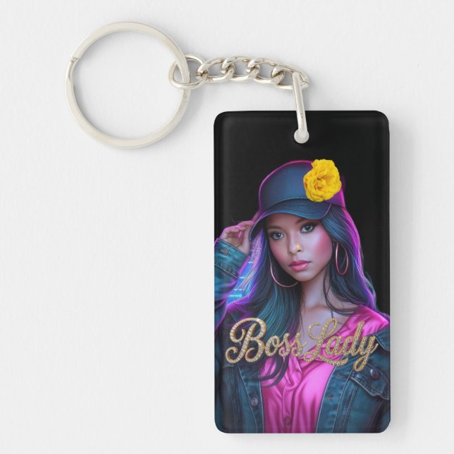 Porte-clefs Boss Lady Acrylic Keychain (Devant)