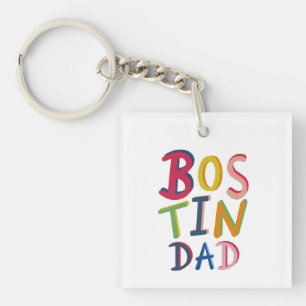 Porte-clefs Bostin personnalisé Papa noir pays