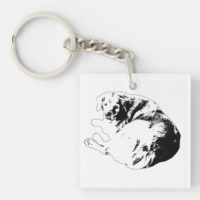 Porte-clefs Boucle de poche, Regard fidèle (Devant)