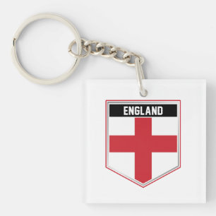 Porte-clefs Bouclier drapeau de l'Angleterre