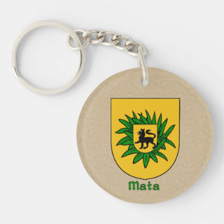 Porte-clefs Bouclier historique de Mata et drapeau espagnol