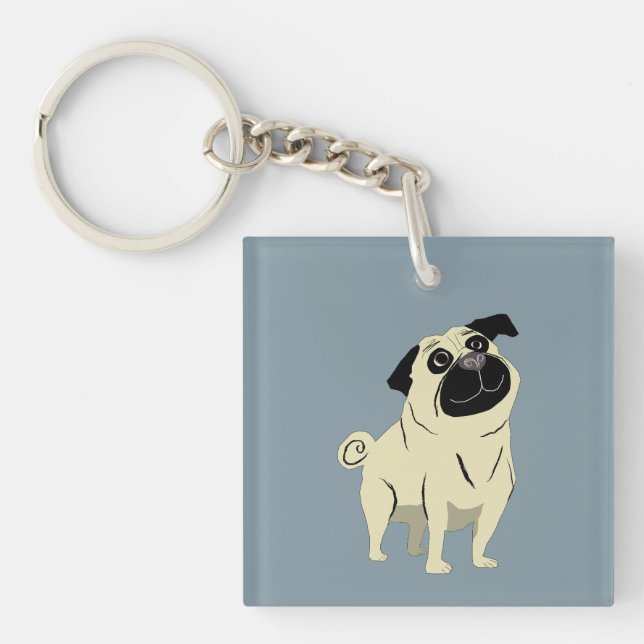Porte-clefs Bouledogue (Devant)
