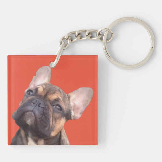 Porte-clefs Bouledogue français (Dos)
