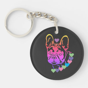 Porte-clefs Bouledogue français Anniversaire Bouledogue França