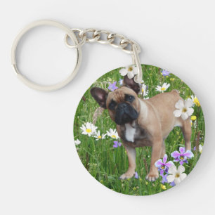 Porte-clefs Bouledogue français Bouledogue français Happy Day