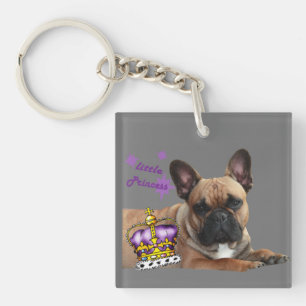 Porte-clefs Bouledogue français Saint-Valentin French Bulldog