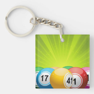 Porte-clefs Boules de bingo-test