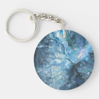 Porte-clefs Boulon dans le Clavier bleu