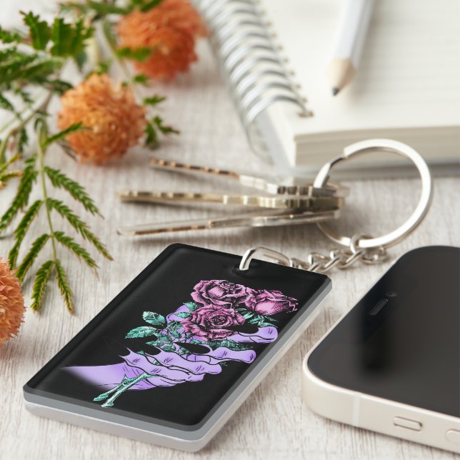 Porte-clefs Bouquet gothique Porte - clé (Devant droit)