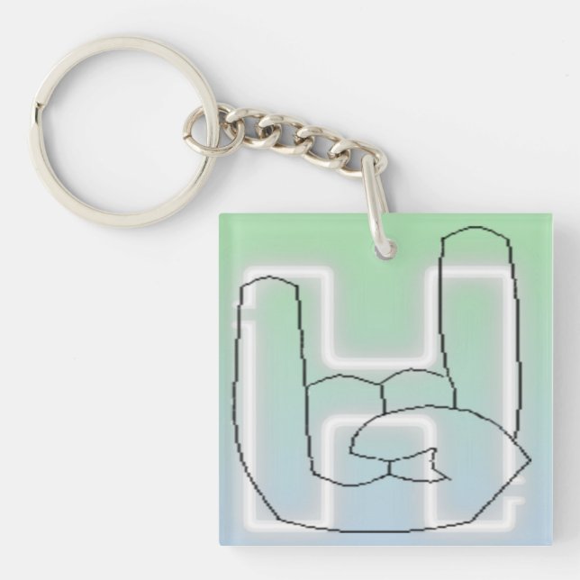 Porte-clefs Bouton Hella (Devant)
