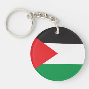 Porte-clefs Bouton Palestine, Drapeau Patriotique Palestinien