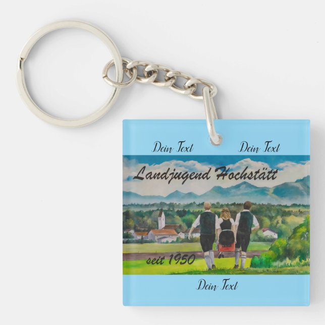 Porte-clefs Boutons (Devant)