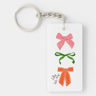 Porte-clefs Bow Jolly Little Things Noël