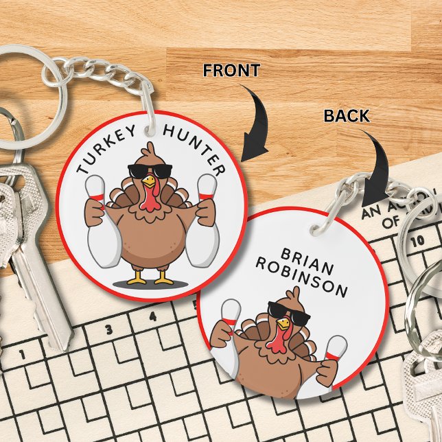 Porte-clefs Bowling Turkey Hunter Keychain (Créateur téléchargé)