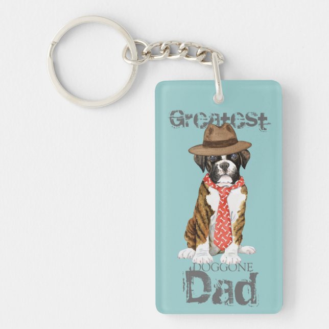 Porte-clefs Boxer papa (Devant)