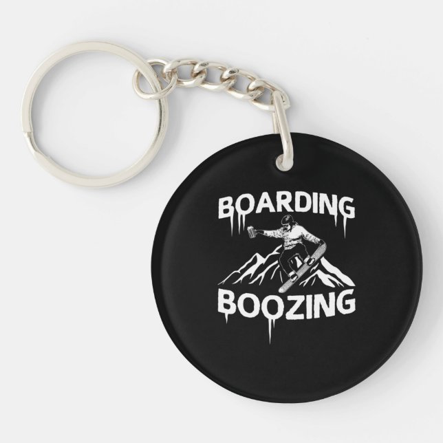 Porte-clefs Boyage de snowboard (Devant)
