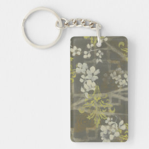 Porte-clefs Branche modelée I de fleur