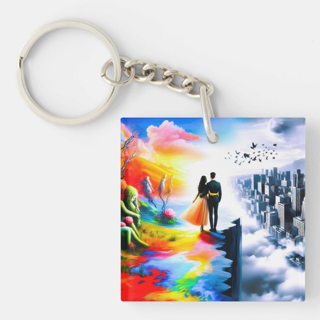 Porte-clefs Bridging Worlds of Reality and Dreams (Devant)