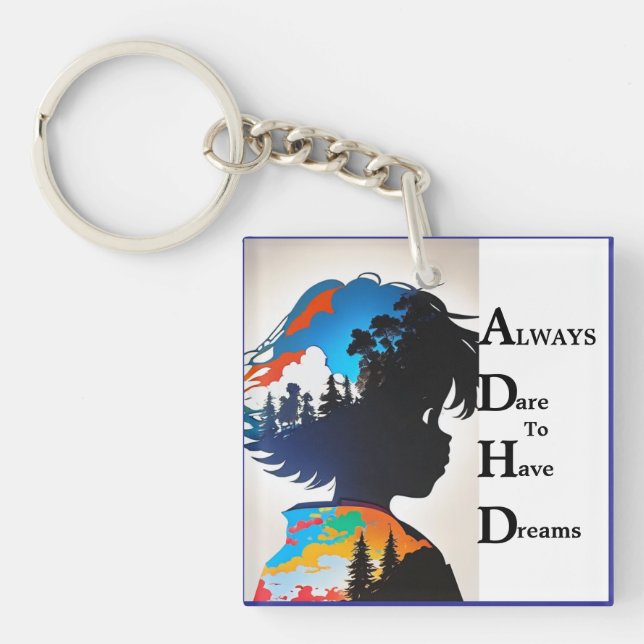 Porte-clefs Brillance du TDAH (Devant)