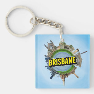 Porte-clefs Brisbane petite planète monumentale architecture 