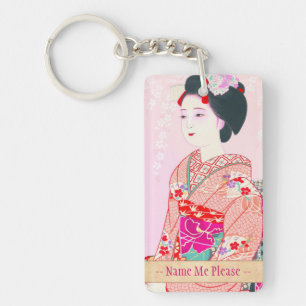 Porte-clefs Brocard de Kyoto, quatre feuilles - dame de